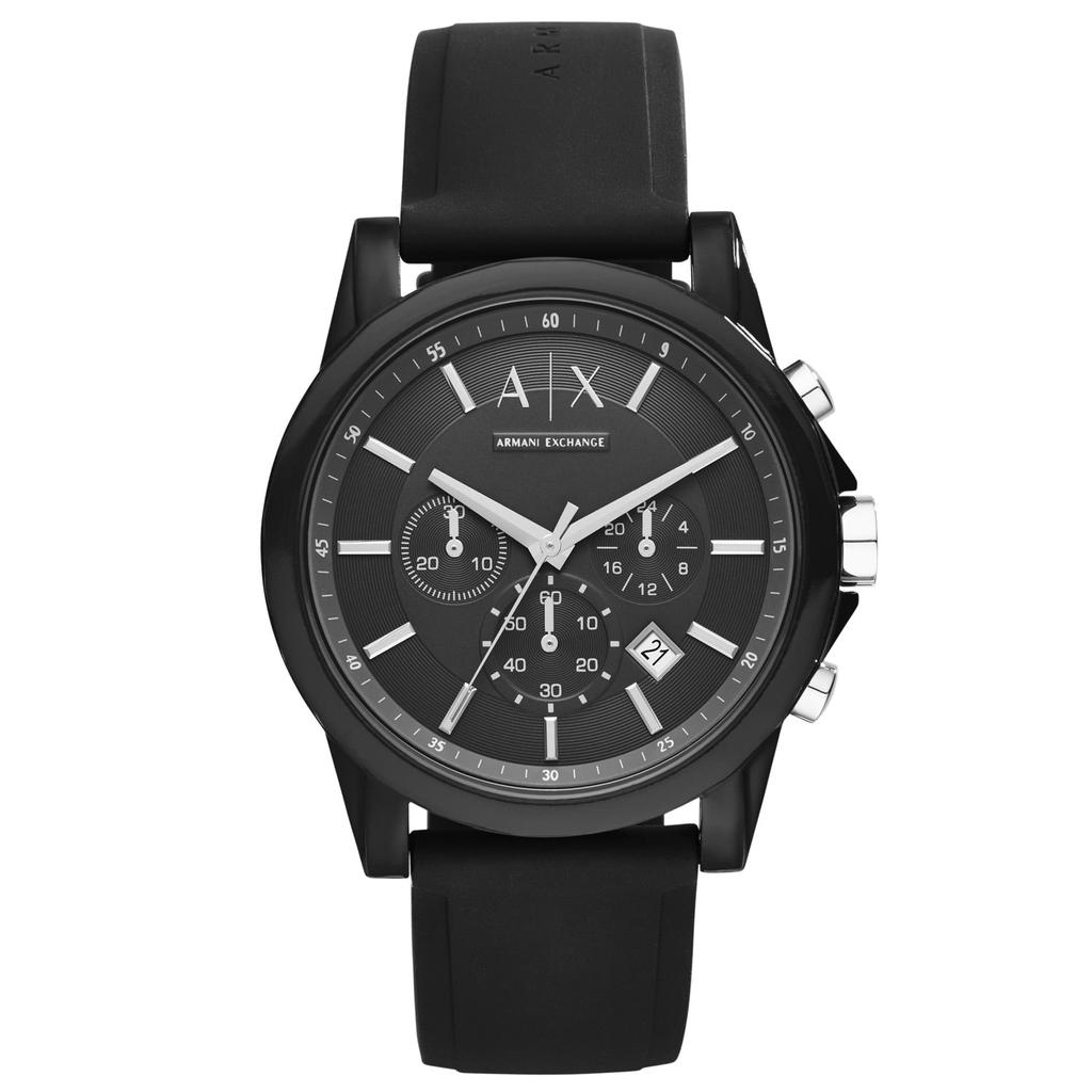 Armani Exchange Quartz Silicon Strap  Watches商品第1张图片规格展示