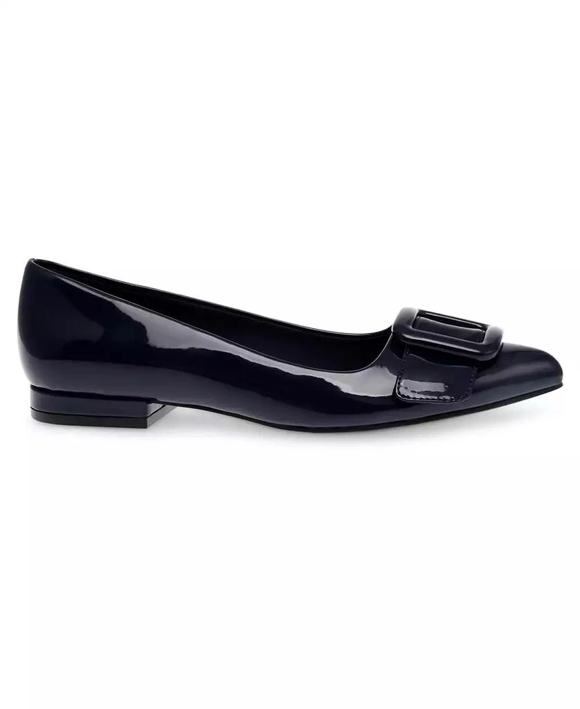 商品Anne Klein|Women's Kalea Pointed Toe Buckle Flats,价格¥581,第2张图片详细描述