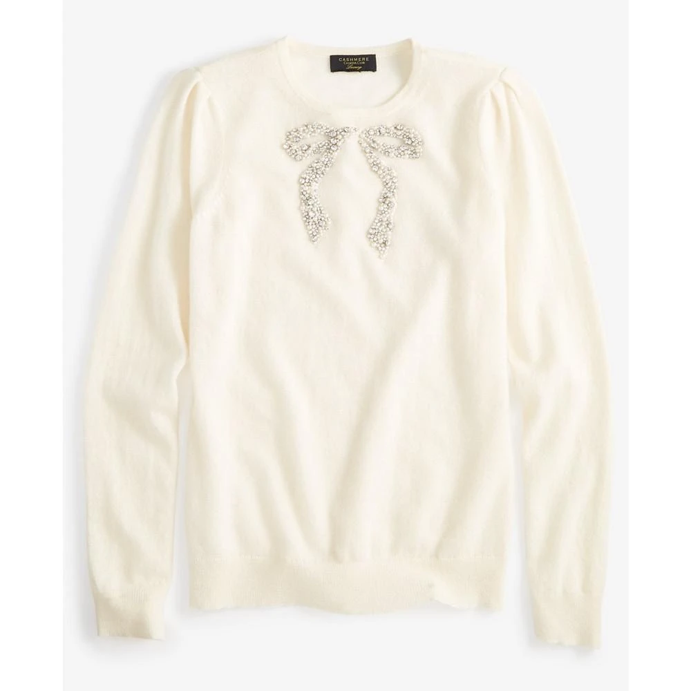 商品Charter Club|Women's 100% Cashmere Embellished Bow Sweater, Created for Macy's,价格¥1077,第4张图片详细描述