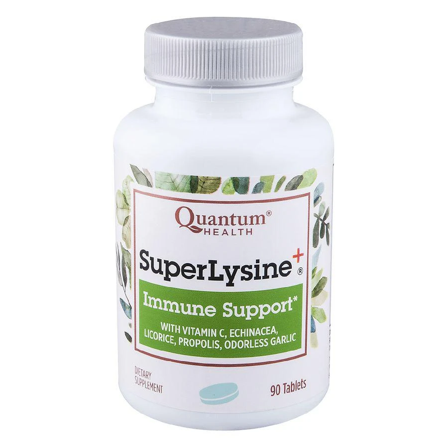 商品Quantum Health|Super Lysine+ Immune Support Tablets,价格¥84,第1张图片