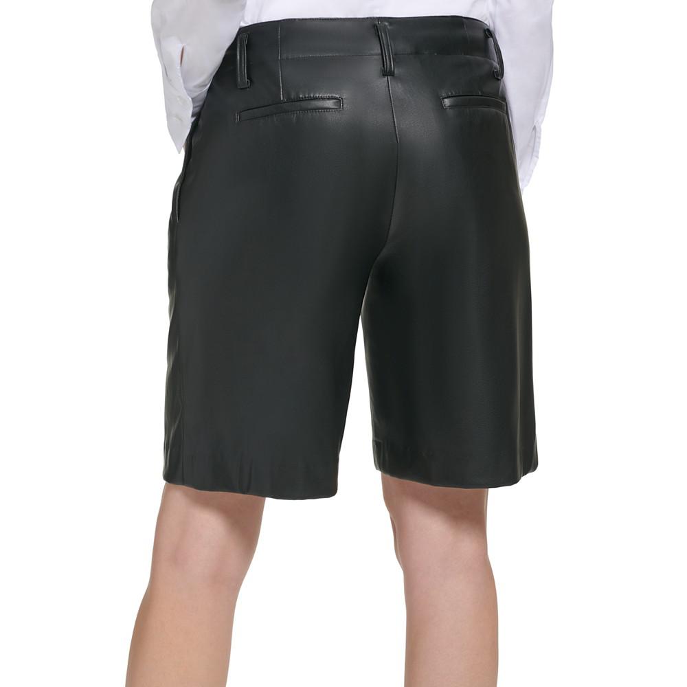 Women's X-Fit Faux Leather Shorts商品第2张图片规格展示
