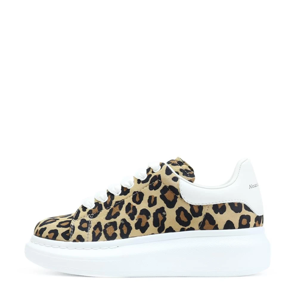 商品Alexander McQueen|Beige Leopard Print Chunky Trainers,价格¥1386,第5张图片详细描述