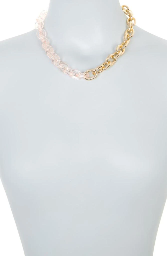 商品Loren Olivia|Mixed Acrylic Chain Link Necklace,价格¥68,第2张图片详细描述