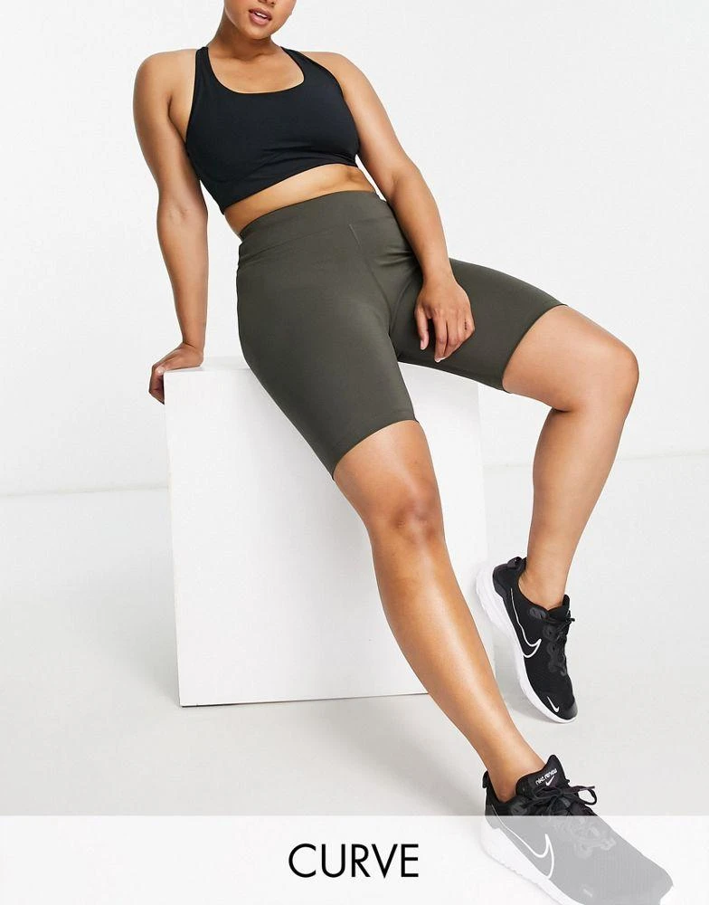 商品ASOS|ASOS 4505 Curve icon booty legging short with bum sculpt detail,价格¥97,第1张图片