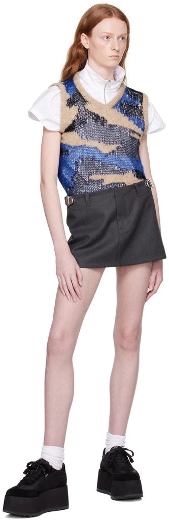 商品Marc Jacobs|Gray 'The Pushlock' Miniskirt,价格¥1235,第4张图片详细描述