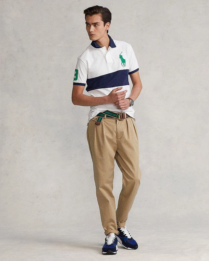 商品Ralph Lauren|Cotton Mesh Big Pony Custom Slim Fit Polo Shirt,价格¥594,第2张图片详细描述