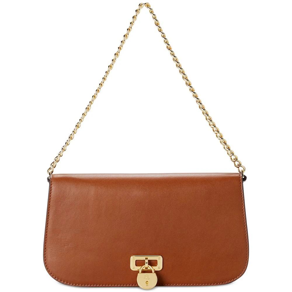 商品Ralph Lauren|Leather Tanner Convertible Shoulder Bag and Clutch,价格¥1527,第1张图片