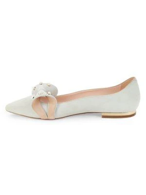 商品Roger Vivier|Baby Doll Suede Ballet Flats,价格¥2760,第4张图片详细描述