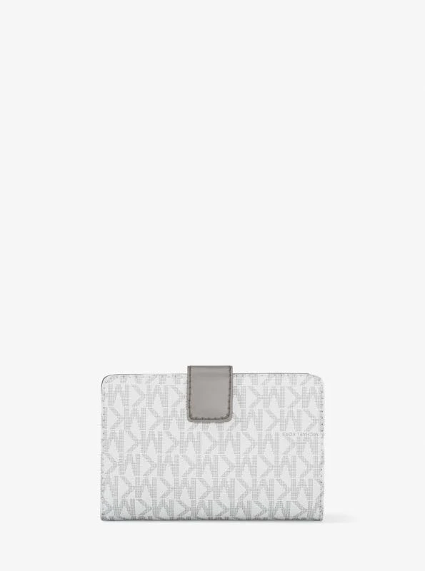 商品Michael Kors|Jet Set Medium Signature Logo Bi-Fold Wallet,价格¥263,第3张图片详细描述