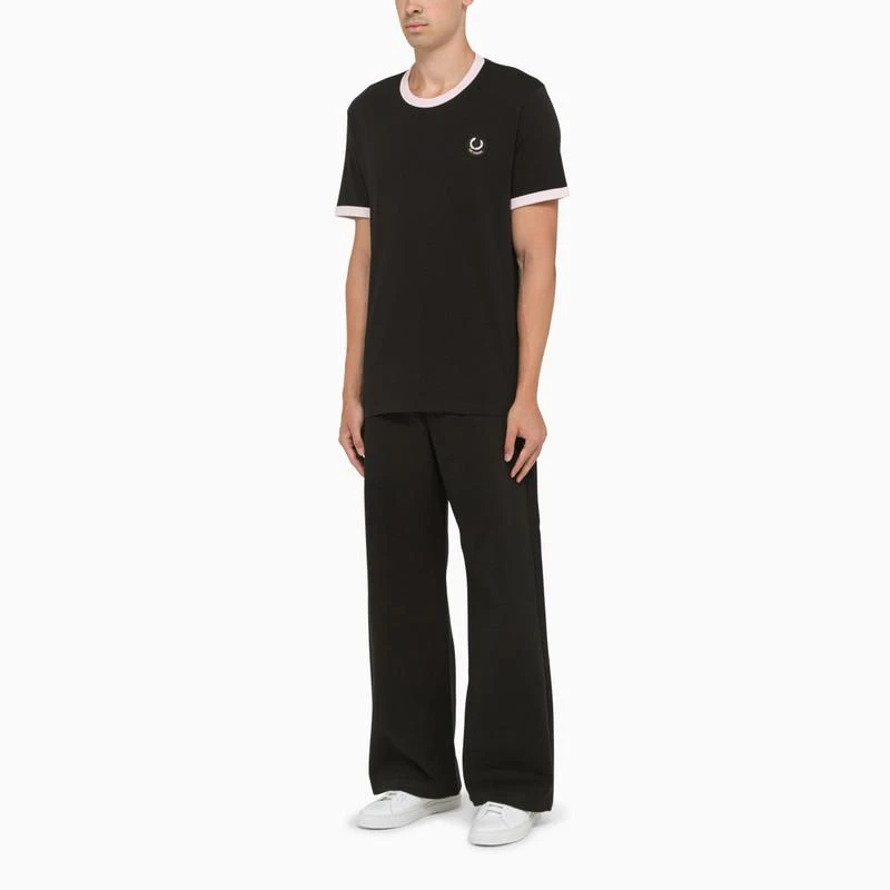 商品Fred Perry|Black short sleeve cotton t-shirt,价格¥780,第2张图片详细描述