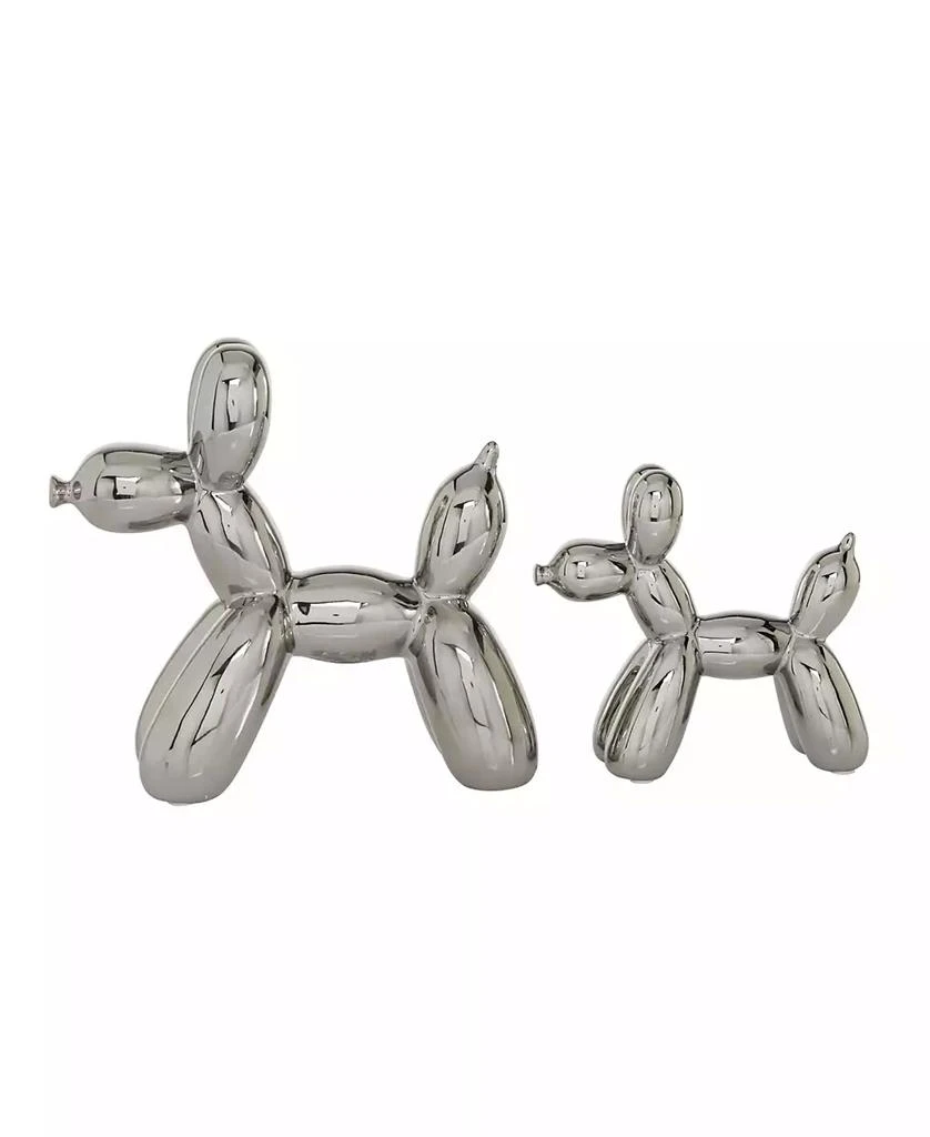 商品Rosemary Lane|Contemporary Dog Sculpture, Set of 2,价格¥384,第3张图片详细描述