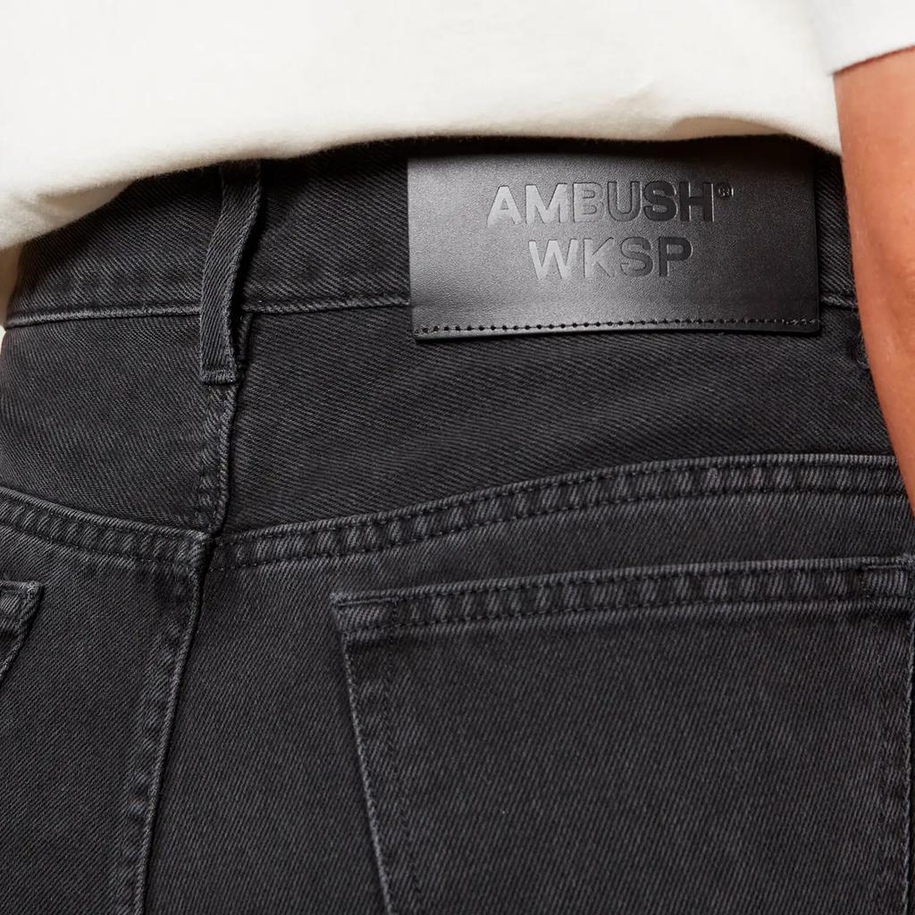 商品Ambush|AMBUSH Women's Relaxed Fit Denim Jeans - Black,价格¥621,第6张图片详细描述