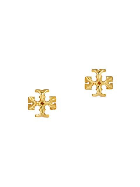 Roxanne Goldtone Logo Stud Earrings商品第1张图片规格展示