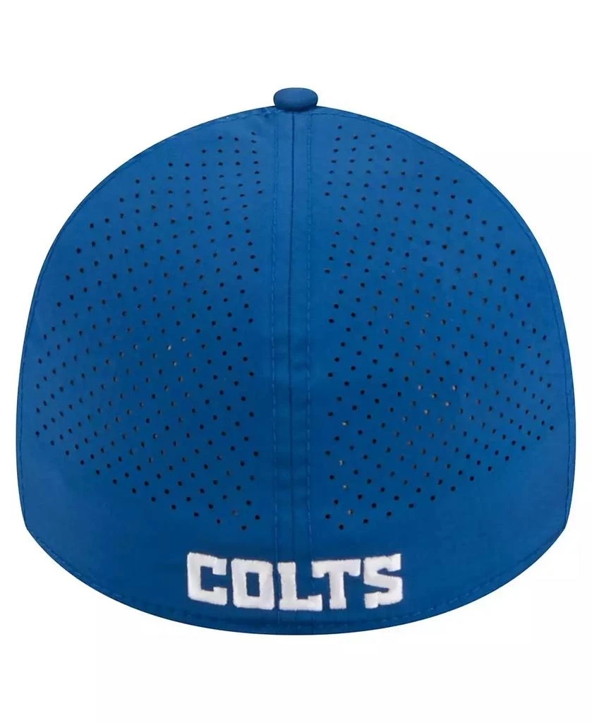 商品New Era|Men's Royal Indianapolis Colts Perforated 39THIRTY Flex Hat,价格¥280,第3张图片详细描述