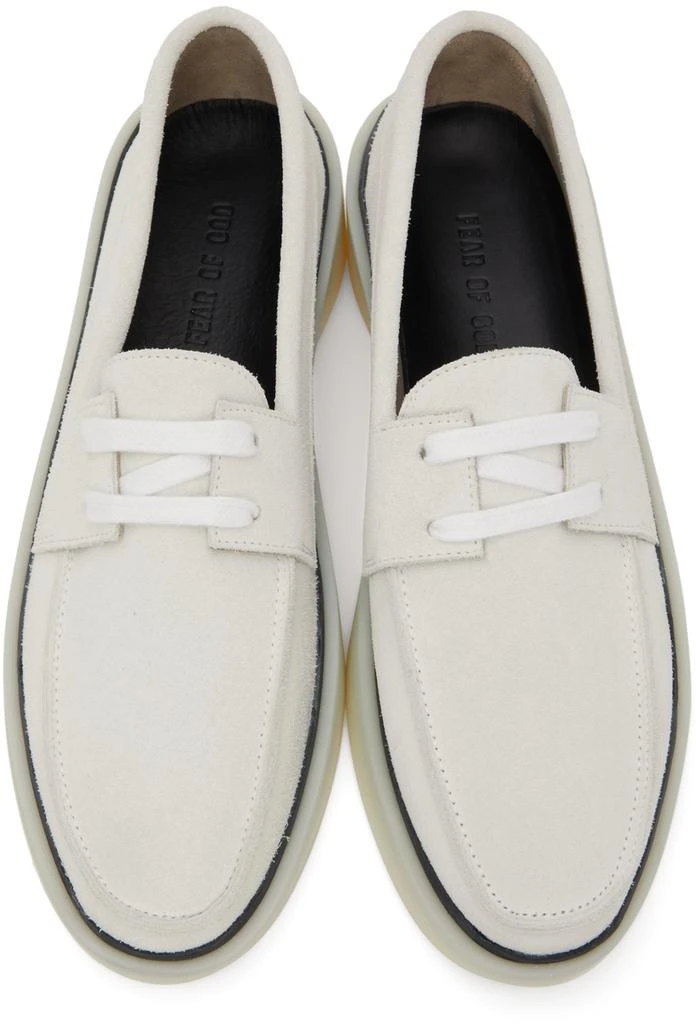 商品Fear of god|Off-White Suede Boat Shoes,价格¥2916,第5张图片详细描述