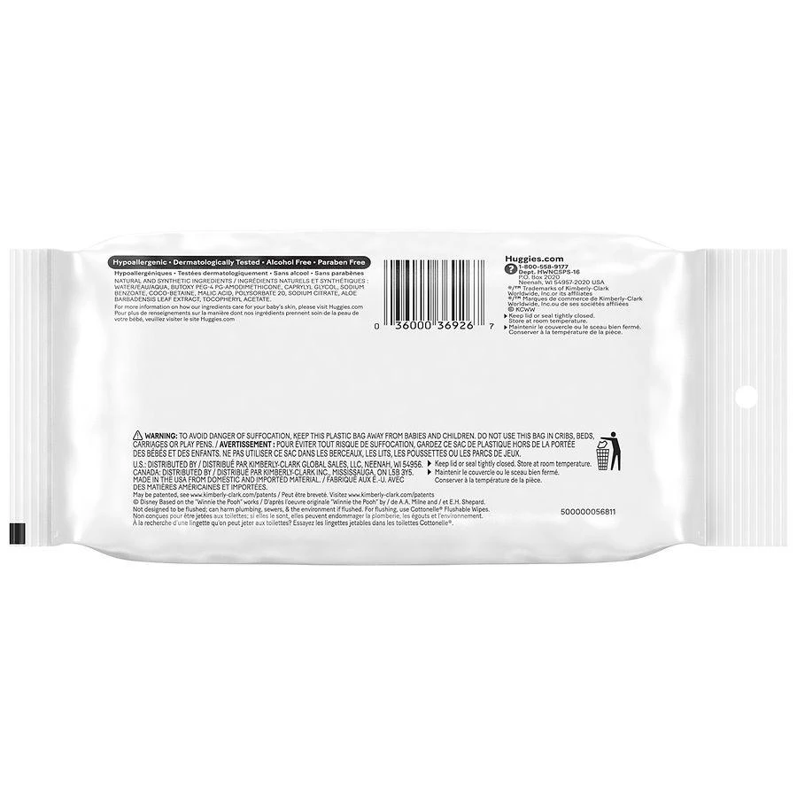 商品Huggies|Sensitive Travel Size Baby Wipes Fragrance Free,价格¥14,第4张图片详细描述