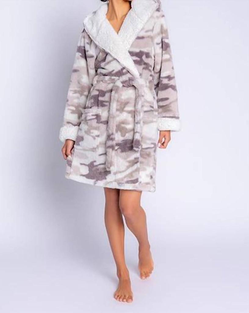 商品PJ Salvage|Cozy Robe In Camo,价格¥570,第1张图片