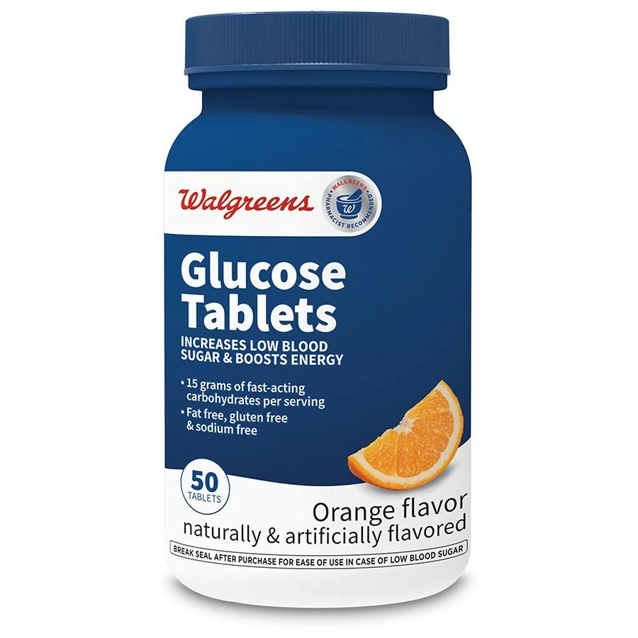 商品Walgreens|Glucose Tablets Orange,价格¥59,第1张图片