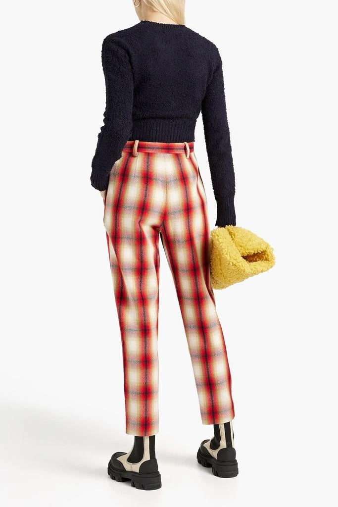 商品Acne Studios|Cropped brushed cotton-blend sweater,价格¥1484,第1张图片