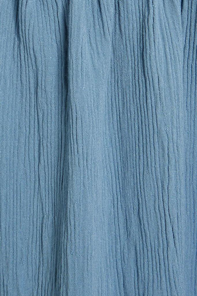 商品IRIS & INK|Faye tiered crepon midi dress,价格¥3370,第5张图片详细描述