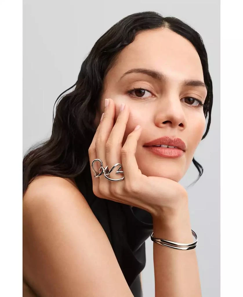 商品PANDORA|Sterling Silver Heart Shaped Ring,价格¥738,第4张图片详细描述