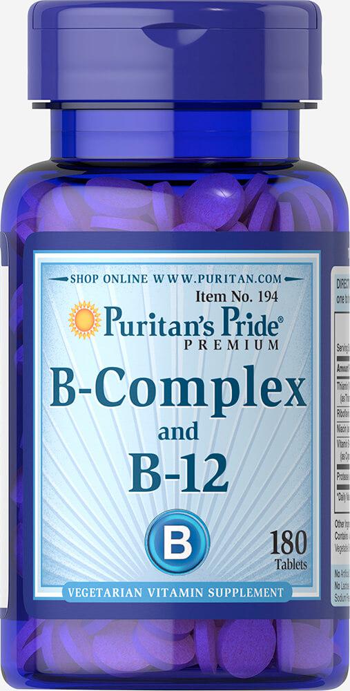 复合维生素B族 营养素 维生素b12 复合片180片商品第1张图片规格展示