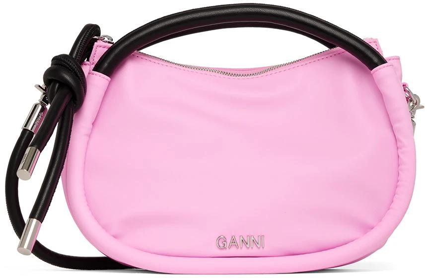 商品Ganni|Pink Mini Knot Bag,价格¥1098,第1张图片