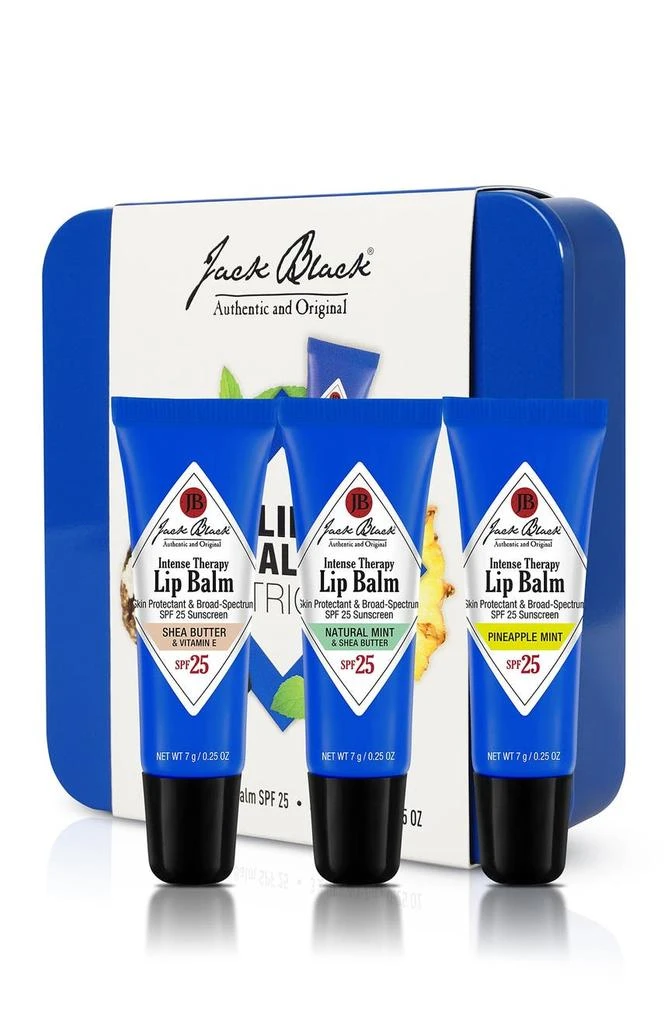 商品Jack Black|Full Size Intense Therapy Lip Balm SPF 25 Sunscreen Set,价格¥172,第1张图片