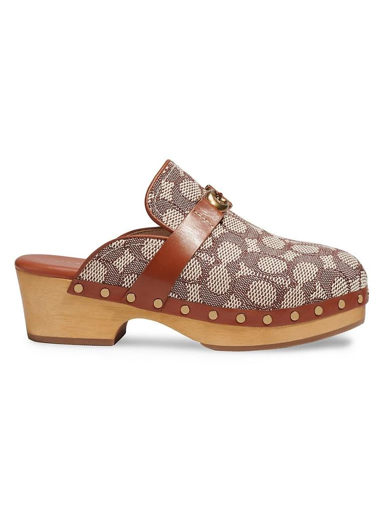 商品Coach|Finlay Monogram Jacquard Clogs,价格¥726,第1张图片