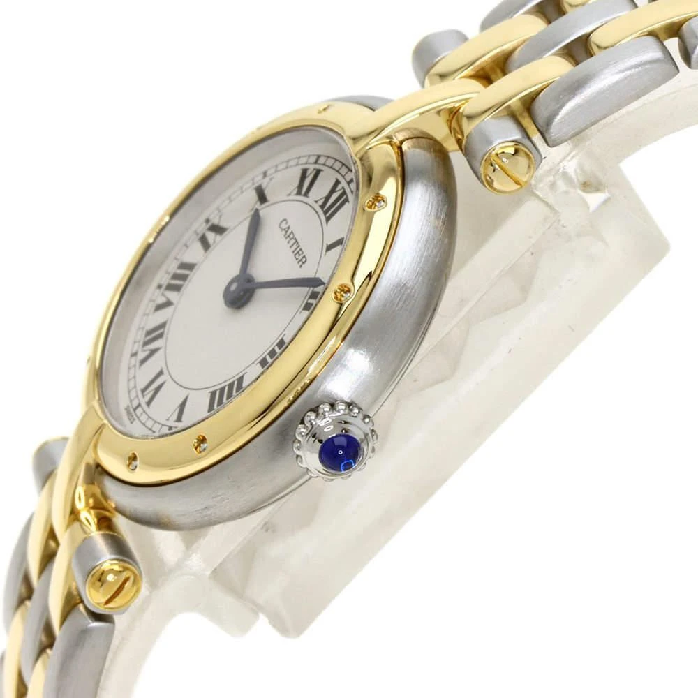 Cartier Silver 18K Yellow Gold And Stainless Steel Panthere Cougar Quartz Women's Wristwatch 24 mm 商品