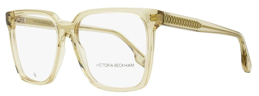 商品Victoria Beckham|Women's Large Square Eyeglasses VB2669 250 Transparent Beige 55mm,价格¥544,第1张图片
