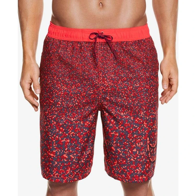 商品NIKE|Men's Splash Print Water Shedding Swim Trunks, 9",价格¥130,第2张图片详细描述