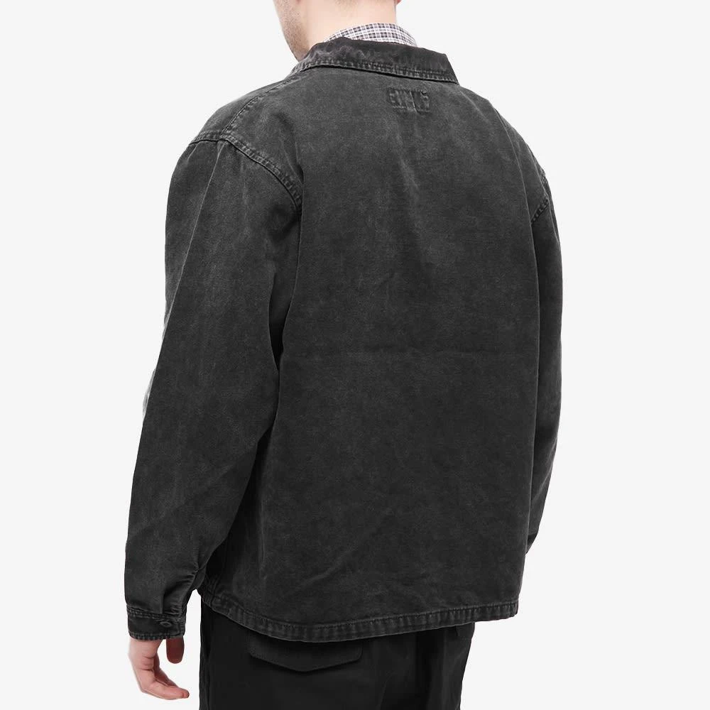 商品STUSSY|Stussy Washed Canvas Zip Shirt,价格¥1393,第3张图片详细描述
