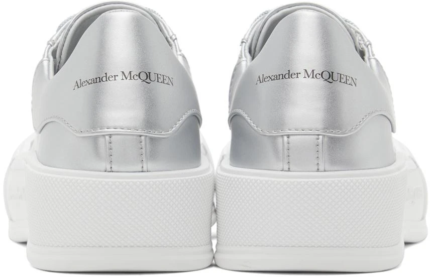 商品Alexander McQueen|Silver Deck Plimsoll Sneakers,价格¥1557,第2张图片详细描述