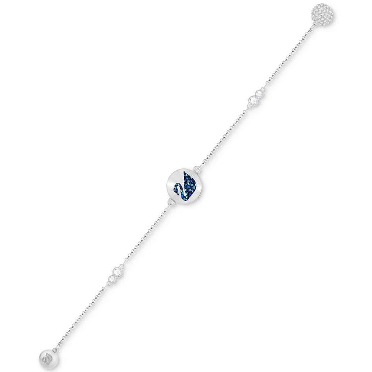 商品Swarovski|Remix Collection Silver-Tone Crystal Swan & Orb Magnetic Flex Bracelet,价格¥592,第3张图片详细描述