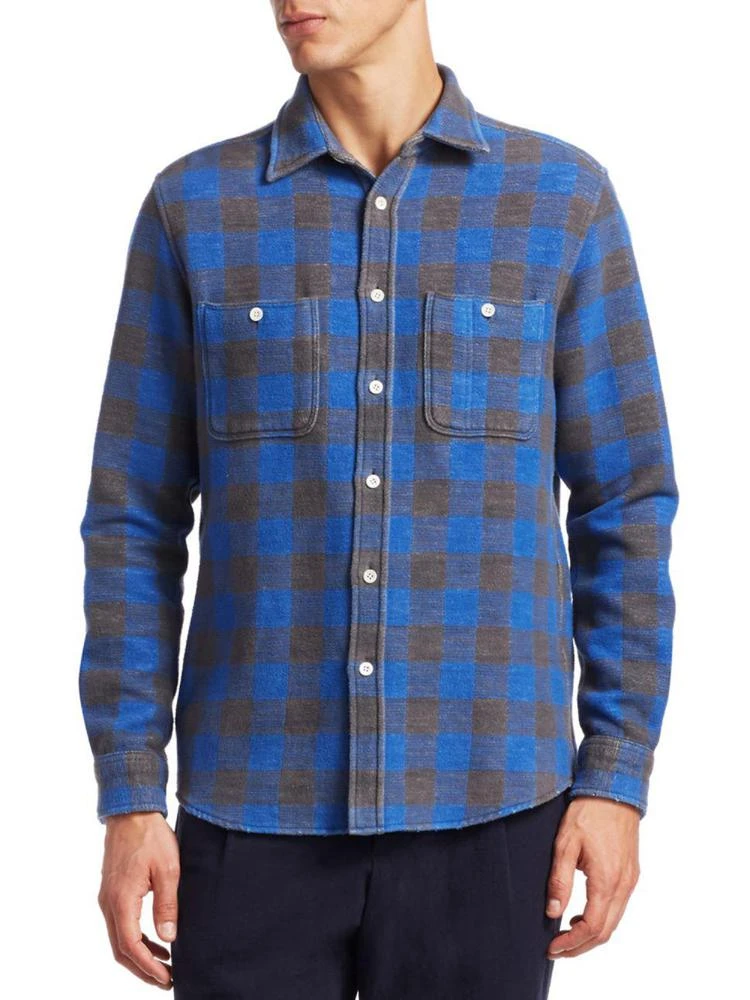 商品Kent & Curwen|Mollison Check Button-Down Shirt,价格¥719,第1张图片