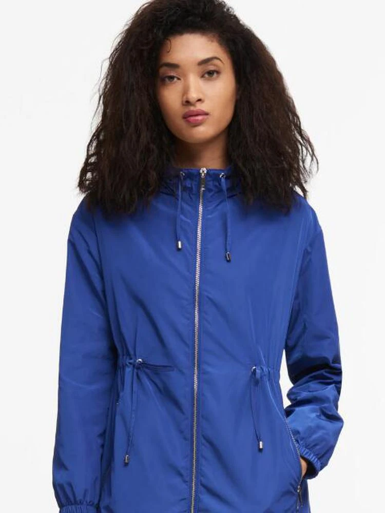 商品DKNY|Hooded Jacket With Waist Tie,价格¥519,第1张图片