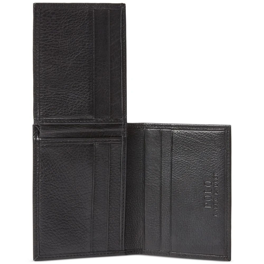 商品Ralph Lauren|Men's Pebbled Leather Billfold,价格¥736,第3张图片详细描述