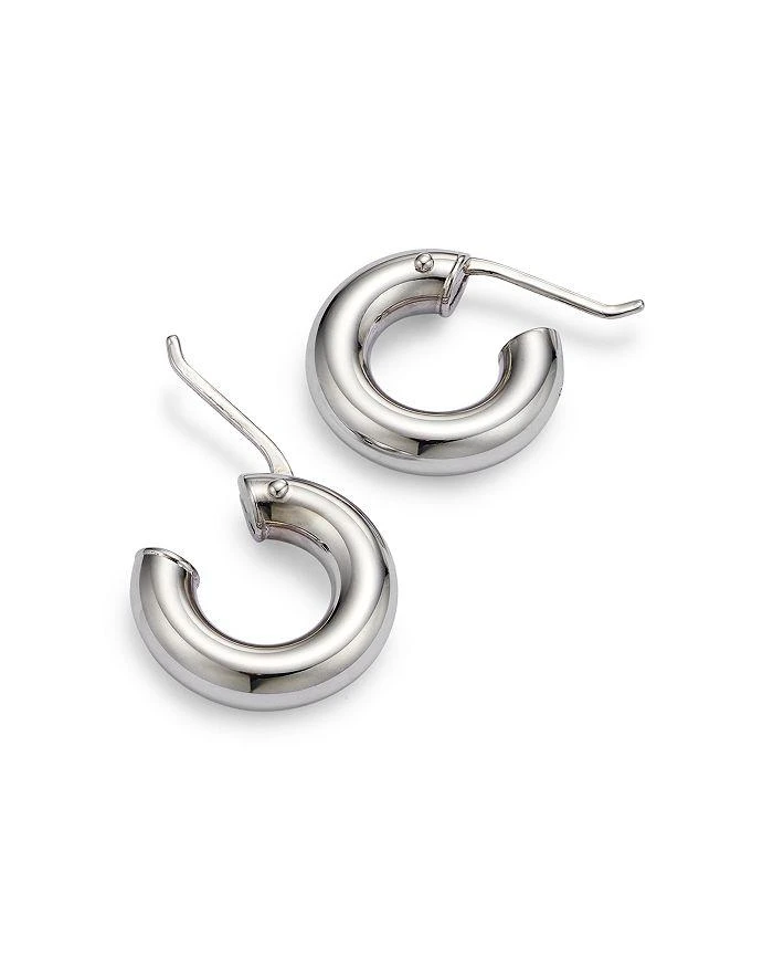 商品Roberto Coin|18K White Gold Hoop Earrings,价格¥5382,第5张图片详细描述