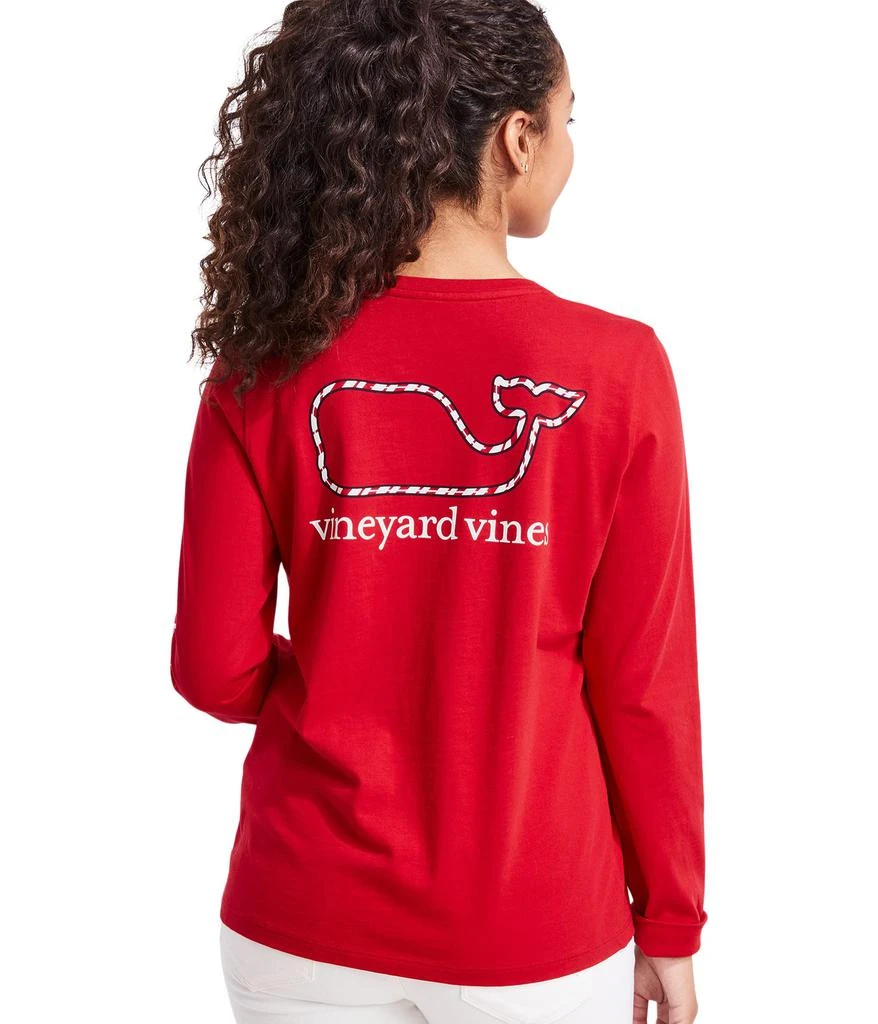 商品Vineyard Vines|Long Sleeve Candy Cane Pocket Tee,价格¥377,第2张图片详细描述