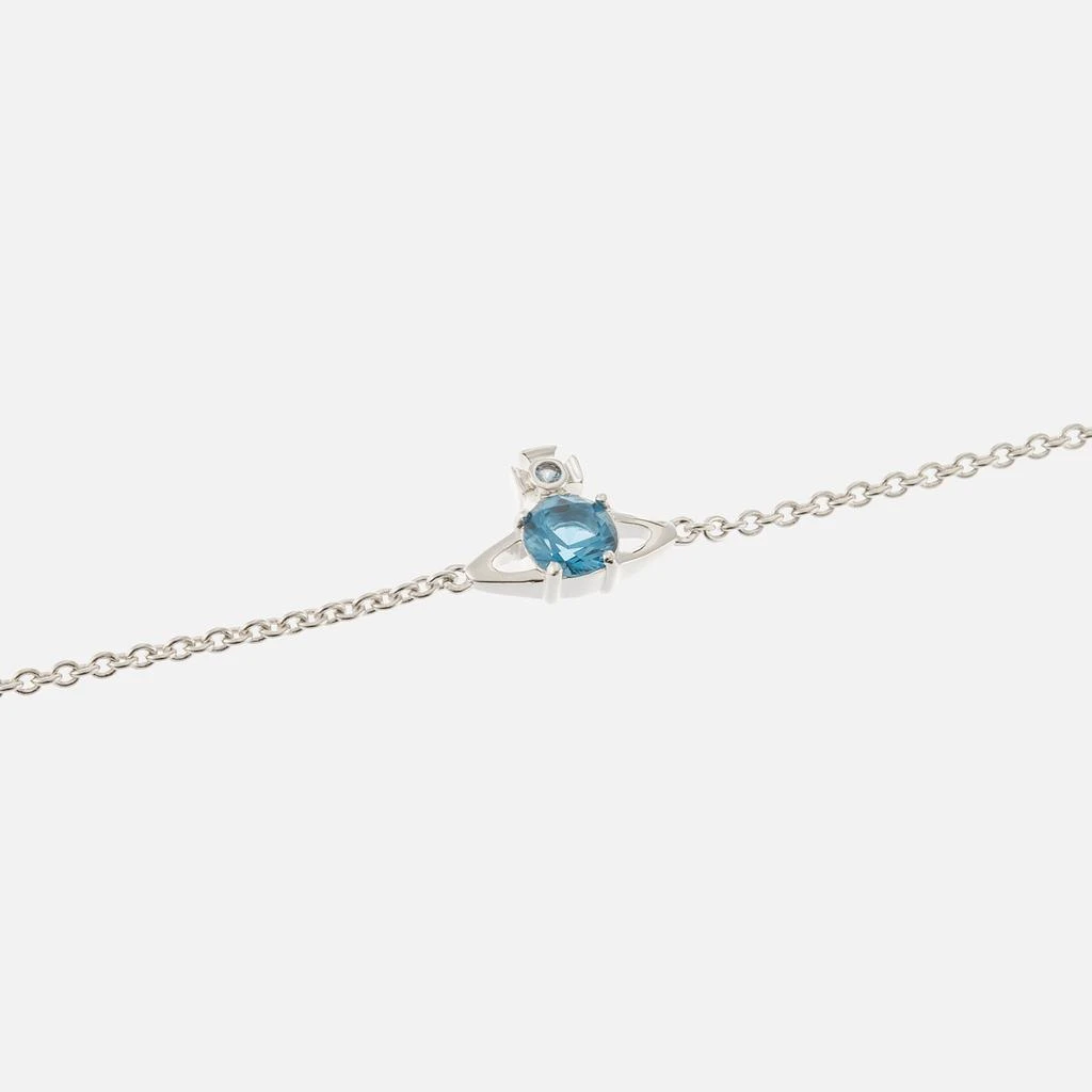 商品Vivienne Westwood|Vivienne Westwood Reina Platinum and Crystal Small Bracelet,价格¥824,第2张图片详细描述