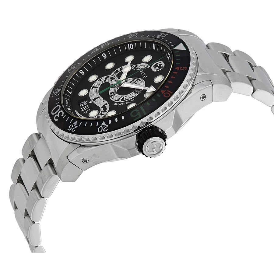 商品Gucci|Dive Quartz Black Dial Men's Watch YA136218,价格¥7843,第2张图片详细描述