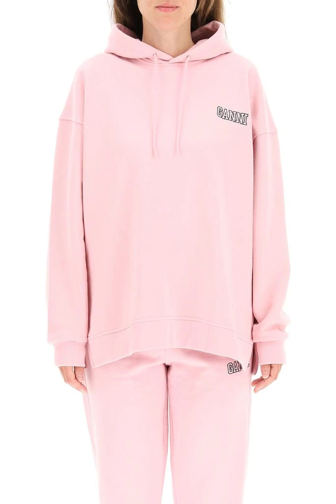 商品Ganni|Ganni Isoli Software Oversized Hoodie,价格¥577,第2张图片详细描述
