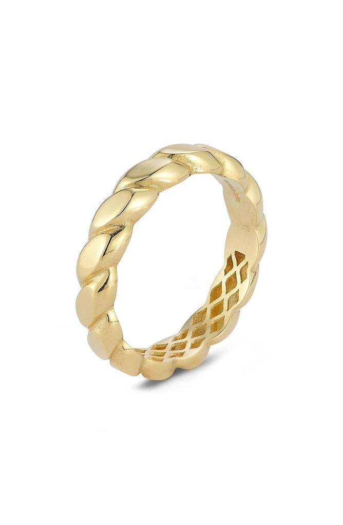 商品Ember Fine Jewelry|14K Gold Twisted Band Ring,价格¥3507,第2张图片详细描述