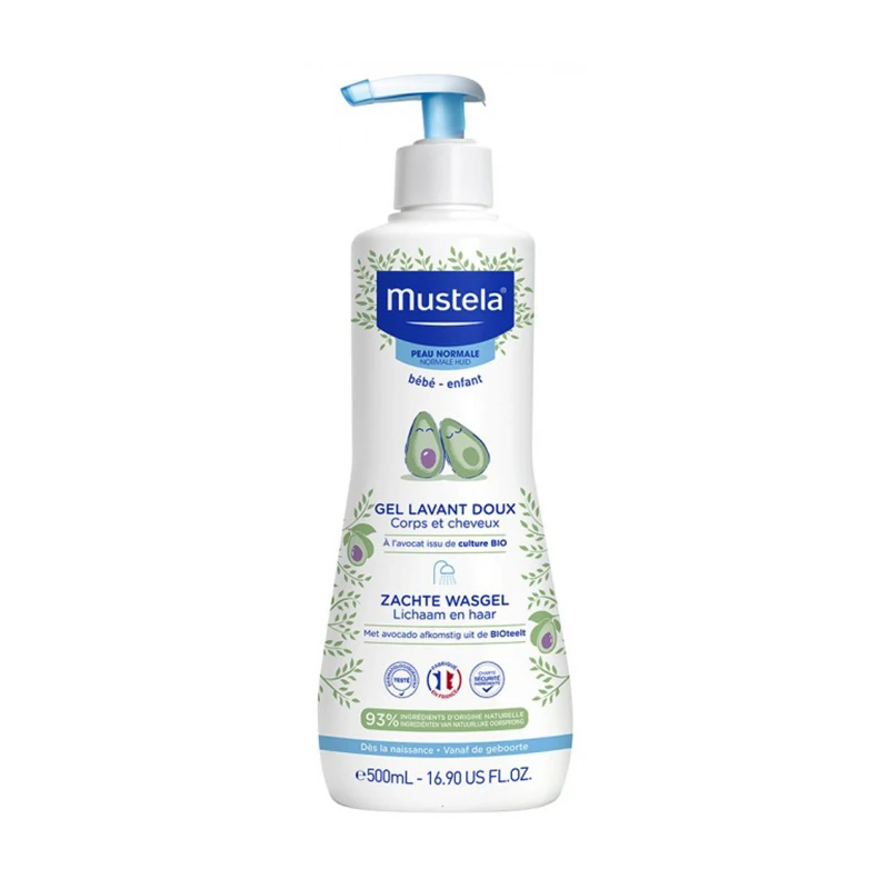 商品Mustela|Mustela妙思乐幼婴儿童二合一洗发沐浴露500ml,价格¥128,第1张图片