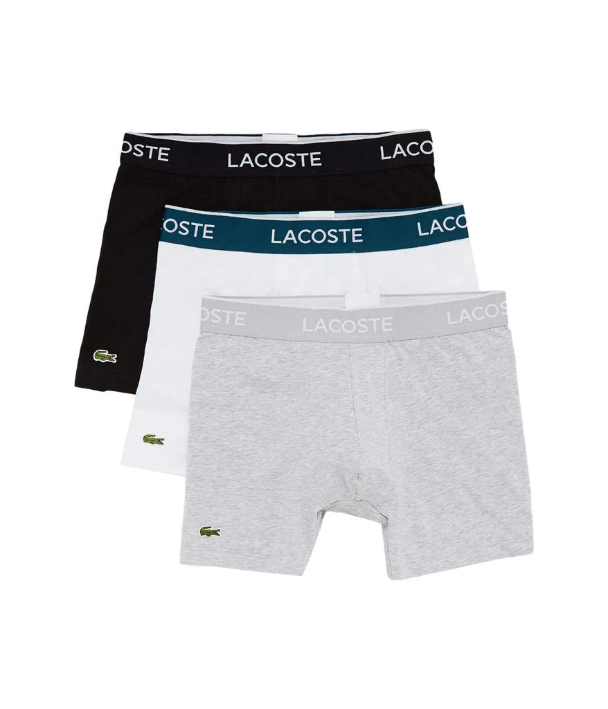 商品Lacoste|Boxer Briefs 3-Pack Casual Classic,价格¥339,第1张图片