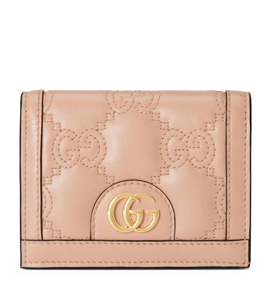 商品Gucci|Leather GG Matelassé Wallet,价格¥4714,第1张图片