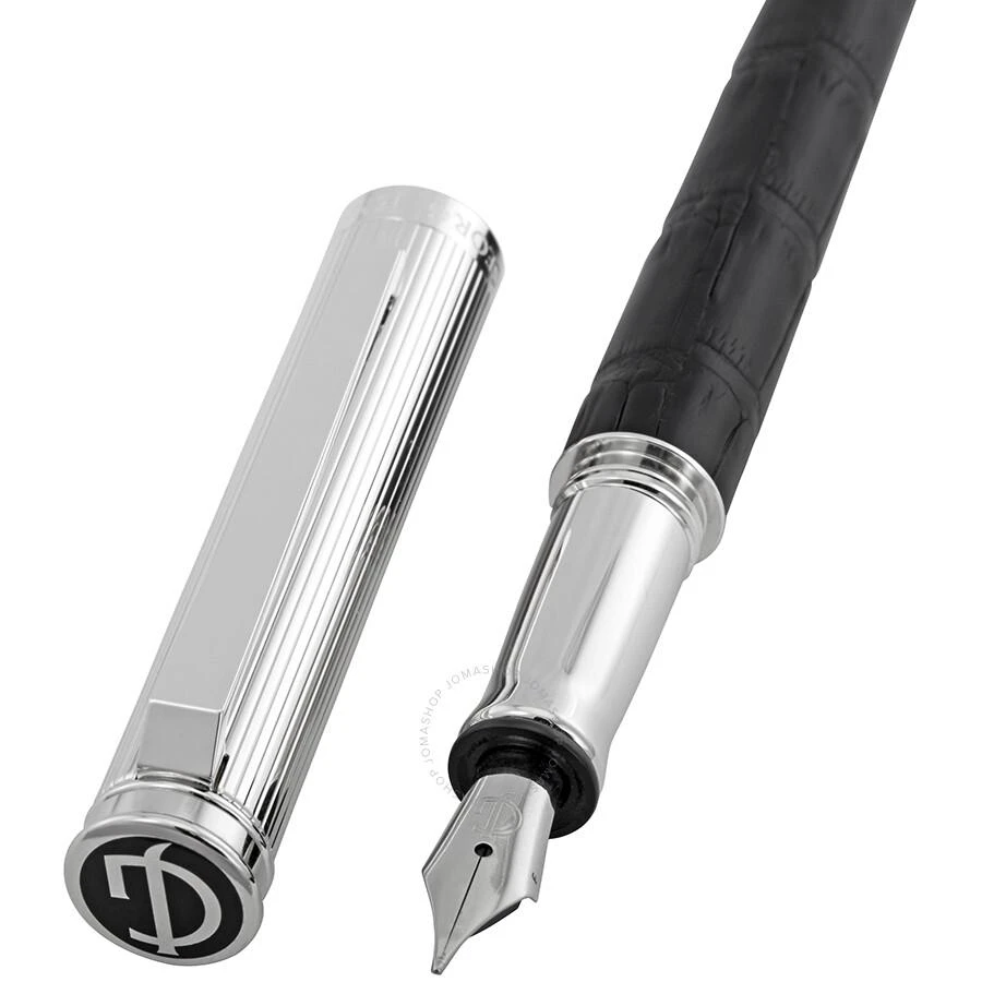 商品Georg Jensen|Bespoke All Black Alligator Fountain Pen,价格¥2221,第2张图片详细描述
