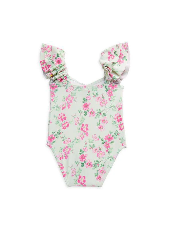 商品Janie and Jack|Baby Girl's & Little Girl's Floral One Piece Swimsuit,价格¥188,第2张图片详细描述