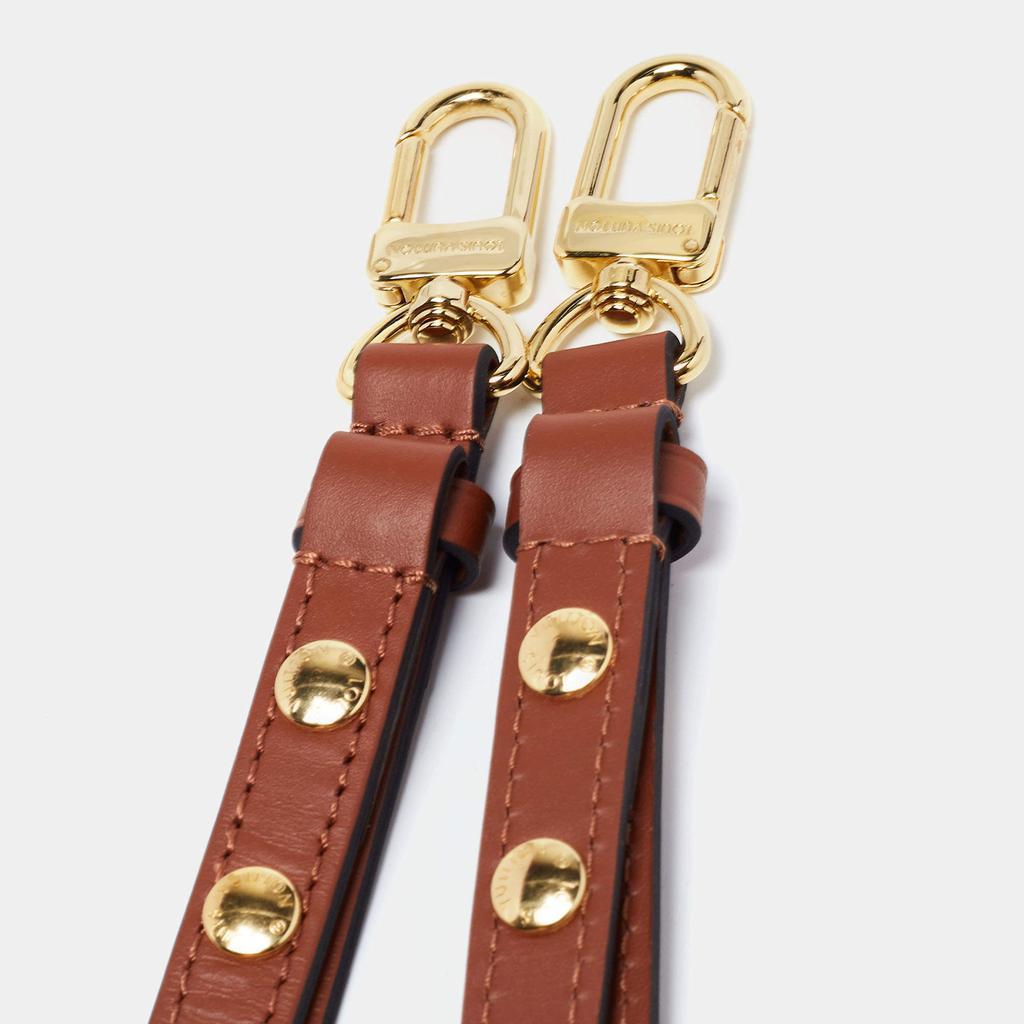 商品[二手商品] Louis Vuitton|Louis Vuitton Brown Leather Adjustable Shoulder Bag Strap,价格¥3750,第5张图片详细描述
